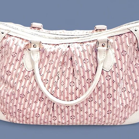 Louis Vuitton Monogram Mini Lin Croisette Marina PM Handbag 2 Way Rouge Pink - Picture 6 of 16